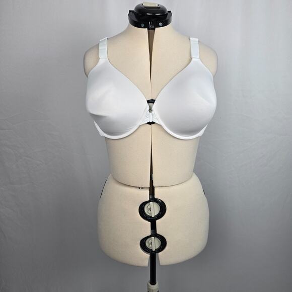 Vanity Fair Full Figure Bra Women's 44D White Front Closure - Picture 14 of 14